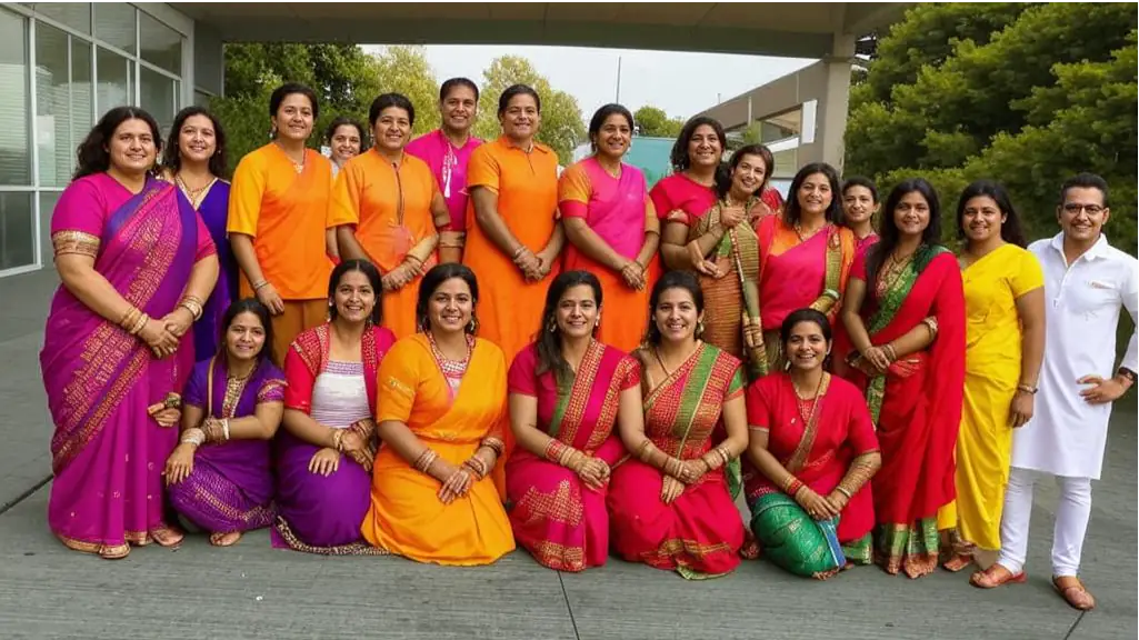 Community Seva at Ram Katha Volunteers at Ram Katha event in Australia